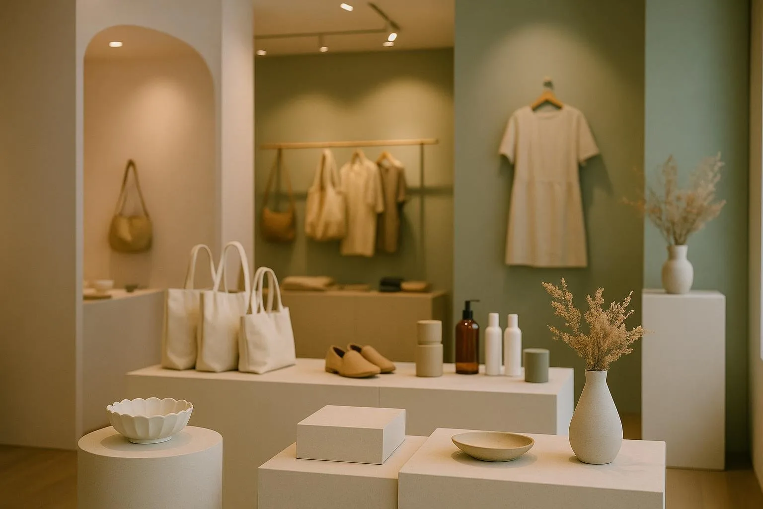 Pop-up store exhibition space